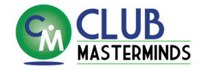 Club Masterminds blue and green logo to help country club, private club, golf clubs to be more successful