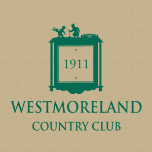 Westmoreland country club logo on canvas