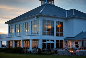 Country club clubhouse